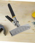 Metal Bending Pliers 150mm Flat Plate Jaw HVAC Hand Seamers on wooden surface with non-slip ergonomic handles