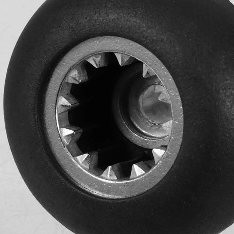 Plug And Play Black Plastic Transmission Part For Grinders And Soy Milk Makers Mushroom Head Socket Accessory Easy Install Space Saving Design Durable Diy Repair Component close-up
