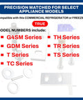 Image of Top Door Hinge Assembly Kit 870865 Replacement For Commercial Refrigerator And Freezer Fits Models G4SM GDM T TC TH TR TS Series.