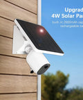 4W Solar Panel Charging Mount Fits Essential 2K Essential XL Essential Spotlight Pro 6 XL Pro 4 Pro 5S 2K Ultra 2 Ultra Cameras IP67 Weatherproof