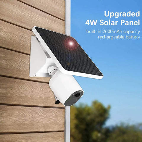 4W Solar Panel Charging Mount Fits Essential 2K Essential XL Essential Spotlight Pro 6 XL Pro 4 Pro 5S 2K Ultra 2 Ultra Cameras IP67 Weatherproof