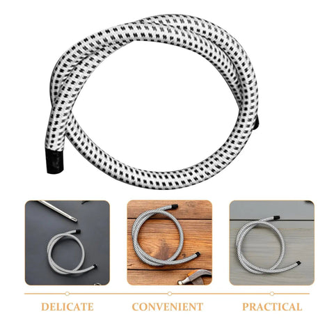 Heavy Duty Heat Resistant PVC Steam Iron Replacement Hose 1 Meter Flexible Garment Steamer Tube For Home And Travel Use