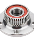 Rear Wheel Hub And Bearing Assembly 512012 For Audi TT 2000 2006 And Volkswagen Beetle 1998 2010 Golf Jetta 1999 2005 5 Lug 2X4 With ABS Direct Fit Easy Install, showing 5-lug pattern and ABS tone ring