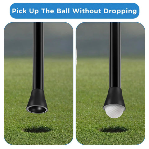 4 Pack Golf Ball Grabber Kit With Suction Cup Retriever Quick Install Ball Picker Portable Grip Sucker Tool demonstration