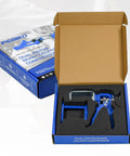 Boxed Dual Piston Brake Caliper Compressor Tool For Automotive Brake Pad Replacement With Easy One Hand Squeeze