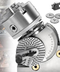 Built Like A Tank Cast Iron Dividing And Indexing Head With 3 Jaw Universal Chuck for Vertical And Horizontal Milling Machines