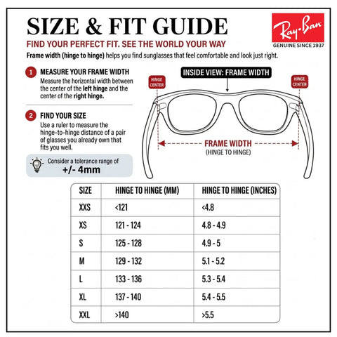 Size and fit guide for RB3548N Square Round Dope Non-Polarized Sunglasses For Men And Women With G-15 Green Lens, Slick Modern Frame