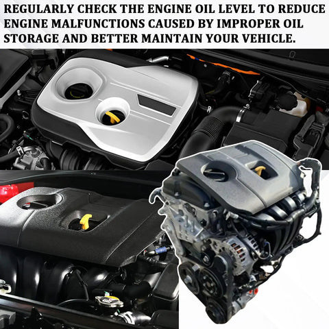 Oil Dipstick Replacement For Hyundai Elantra 2011 2018 Sonata 2016 2018 Tucson 2014 2018 And Kia Forte Engine Oil Level Dipstick Indicator