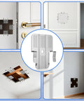 20 Pack Drywall Repair Clips With 40 Stainless Steel Screws Fits Half And Five Eight Inch Panels No Stud Wall Anchor No Sweat Drywall Fix Kit Heavy Duty Fasteners Solid Grip Backing For Broken Sheets Built Different A Quick Win displayed in various wall applications.