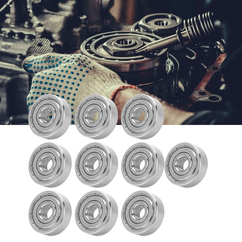 10 Pcs Miniature Stainless Steel Ball Bearings For Lightning Fast Machinery Parts And Industrial Hardware Heavy Duty Rolling Elements