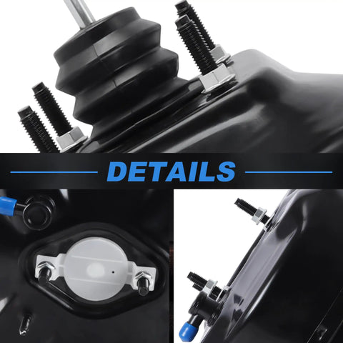 Heavy Duty Vacuum Power Brake Booster Slaps Right On Chevy Silverado Tahoe Suburban And Avalanche With Beast Mode Braking close-up details.