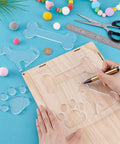 Clear Acrylic 3 In 1 Dog Bone And Paw Router Template Set For Woodworking No Fuss Reusable Jig Stencils For DIY Projects