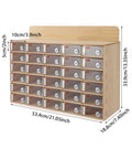 Gear Up And Lock It Down With This 30 Slot Cell Phone Locker Featuring Individual Keyed Covers Heavy Duty Wood And Acrylic Panels Wall Or Desk Stand Setup Smooth Storage For Tight Offices And Classrooms dimensions with clear acrylic fronts and wooden frame.