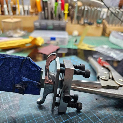 Guard Press for Knife Makers Pro Grade CNC Machined 303 Stainless Steel Tool Built for Tight Guard Alignment Epoxy Bonding