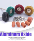 All In One 62 Piece One Eighth Inch Shank Rotary Tool Grinding Stone Set with colorful mounted points and aluminum oxide wheels