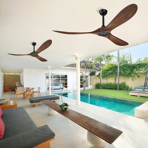 Outdoor Patio Ceiling Fan With Remote No Light 60 Inch Matte Black Modern Design For Patios And Covered Backyard Outdoor Spaces Ultra Quiet Easy Install And Powerful Cooling above serene patio