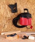 Micro Wet Dry Vacuum Portable 1 Gallon Vac With Collapsible Handle And Wall Bracket 1 HP Peak Power Includes 4 Foot Hose