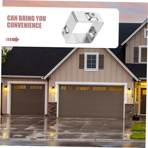 Heavy Duty Fence Buckles For Quick Secure Tinplate Installation displayed with garage in background