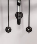 Traditional Sink Trim Kit With P Trap In Oil Rubbed Bronze, Solid Brass Plumbing Set For Bathrooms with angle stops and wall flanges