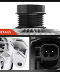 Detailed view of Alternator For Chrysler 300, Dodge Challenger, Charger, Durango, Grand Cherokee And Ram 1500 3.6L V6 12V 180A CW 6 Groove Clutch Pulley Replacement 4801778AF Fitment 2011 To 2021