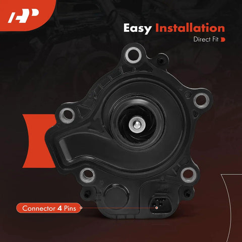Rock Solid Engine Electric Water Pump Fits Honda Accord 2018 2022 Crv 2020 2022 2.0L L4 Full Hybrid Fhev Cooling System Replacement with 4-pin connector.