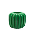 Oval Grip Scuba Diving Tank Cylinder Valve Knob For Easy Handling, PVC Construction with 23mm Thread and 42.7mm Diameter, Green
