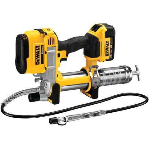 20V Max Cordless Grease Gun Kit With 4.0Ah Battery And Charger Led Light 42 Inch Hose 10000 PSI Variable Speed Trigger High Flow Pump
