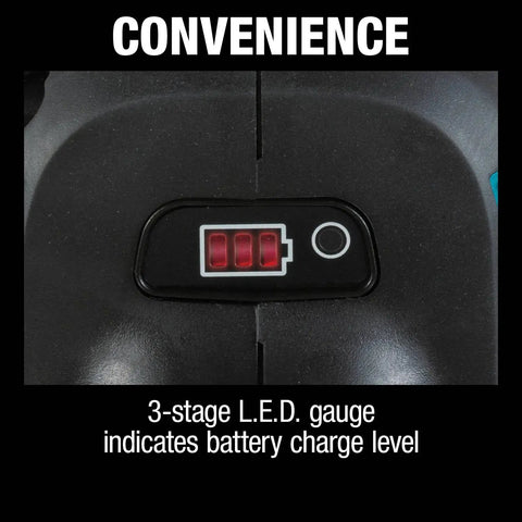 Beast Mode Brushless 18V LXT Cordless Angle Grinder With X LOCK Four And A Half Inch And Five Inch Wheel Tool Only Renewed showing LED charge gauge