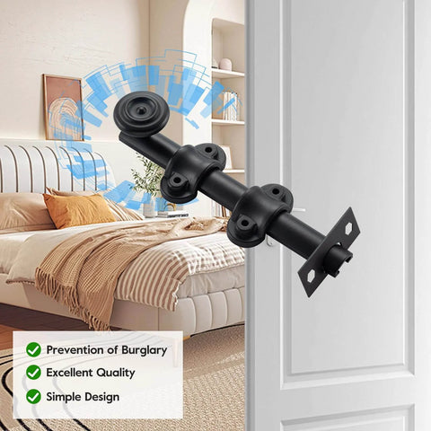 Oil Rubbed Bronze 6 Inch Dutch Door Bolt And Latch for bedroom door security and smooth sliding bolt with wear-resistant finish