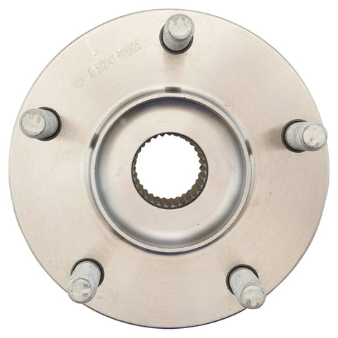 Front Wheel Bearing And Hub Assembly Compatible With 2013 2022 Mazda CX5 And 2014 2019 Mazda 6 Replacement Wheel Hub Kit, front view.