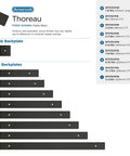 Thoreau matte black cabinet pull and knob backplates in various sizes including 3 Inch Center To Center Rectangle Matte Black Cabinet Pull Backplate BP37601MB Durable Zinc Construction With Contemporary Style Ideal For Upgrading Cabinet Drawers Or Doors Hiding Old Holes And Completing Your Custom Design