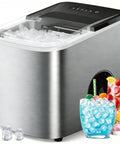 Keep The Party Chill With This Countertop Ice Maker Delivering Up To 38 Lbs Per Day, 9 Ice Cubes In 3.5 Minutes