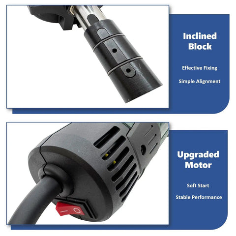 Rough Tough Electric Pipe Bevelling Machine Handheld Internal Expansion Chamfering Tool switch and inclined block for stable performance.