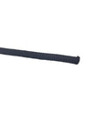 Close-up of Heavy Duty Black Shock Cord Bungee Rope 500 Feet Spool Three Sixteenth Inch Marine Grade Polyester Jacket