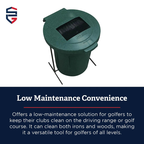Pro Grade Golf Club Washer For Woods And Irons High Capacity No Splash Cleaner with durable design on display