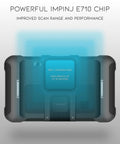Rugged Android RFID Scanner Tablet Workhorse With Impinj E710 UHF Reader And Zebra SE4710 Barcode Scanner Android 13