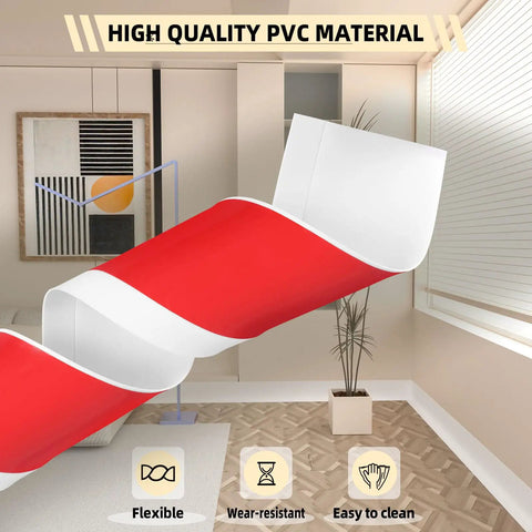 5 Inch Peel And Stick Vinyl Baseboard Trim 20 Feet Flexible Cove Baseboard Molding showing high-quality PVC material in a room