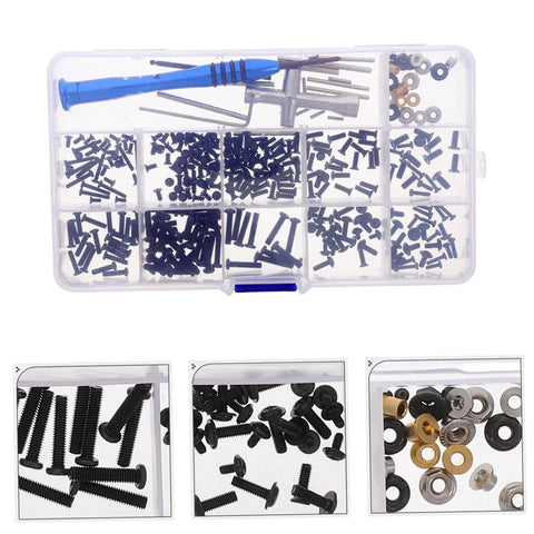 RC Car Screw Tool Kit With Compact Case Includes Nuts Bolts And Tools For Various Models Essential Maintenance Set