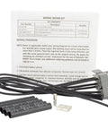 Wiring repair kit with leads, butt splices, heat shrink, and instruction sheet for electrical repairs.