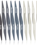 Honoson sanding sticks 20-piece set for plastic models; double-angle shapes with assorted grits.