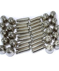 Upgrade Your Shop With 40 Pieces of Plasma Cutter Consumables Including Durable Electrodes And Cutting Tips For AG60 SG55 P60 60A Torches To Keep Your Machine Running Smooth And Cut Clean Like A Boss - Set of metal screws and nozzles.