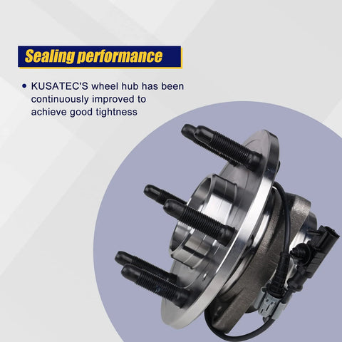 Front Wheel Bearing And Hub Assembly For AWD 4WD SUVs And Trucks, Fits Cadillac Escalade ESV EXT, Chevy Avalanche Suburban