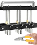 3-Station Edge Roller Bender For Metal Roofing And Sheet Metal 0 To 90 Degree Bends with cutting tool