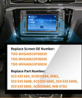 6.5 Inch Touch Screen Digitizer Replacement For VW Jetta Passat Tiguan Polo Magotan CC Golf GLI Scirocco And Skoda Octavia Yeti