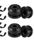 Dodge Ram 4x4 Transfer Case Shifter Linkage Bushing Grommet Kit Replacement For 2002 To 2010 Exact Fit with E Clips, 4pc