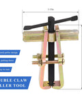 4 Inch Two Jaw Gear Puller For Flywheels Bearings And Pulleys Heavy Duty Adjustable Carbon Steel Puller with central screw