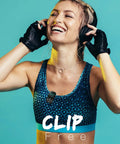 Woman wearing 64GB MP3 Player With Clip For Sports A65 Bluetooth 5 Point 3 Music Player with Pedometer during workout