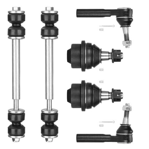 Front Upper Control Arms With Ball Joints Suspension Kit For Chevrolet Silverado And GMC Sierra 1500 HD 2500 3500 Suburban Avalanche Yukon XL 2500 Heavy Duty Upgrade For Better Ride And Precise Alignment, black steel with ball joints and hardware