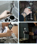 Digital Bore Gauge 50-160mm 0.01mm Precision Internal Diameter Measuring Tool With 12 Probes And Case For Engine Cylinders in use