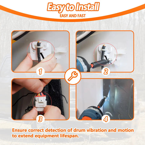 Washer Vibration Sensor Replacement For Front Load Washers DIY Friendly Install, wiring and mounting steps